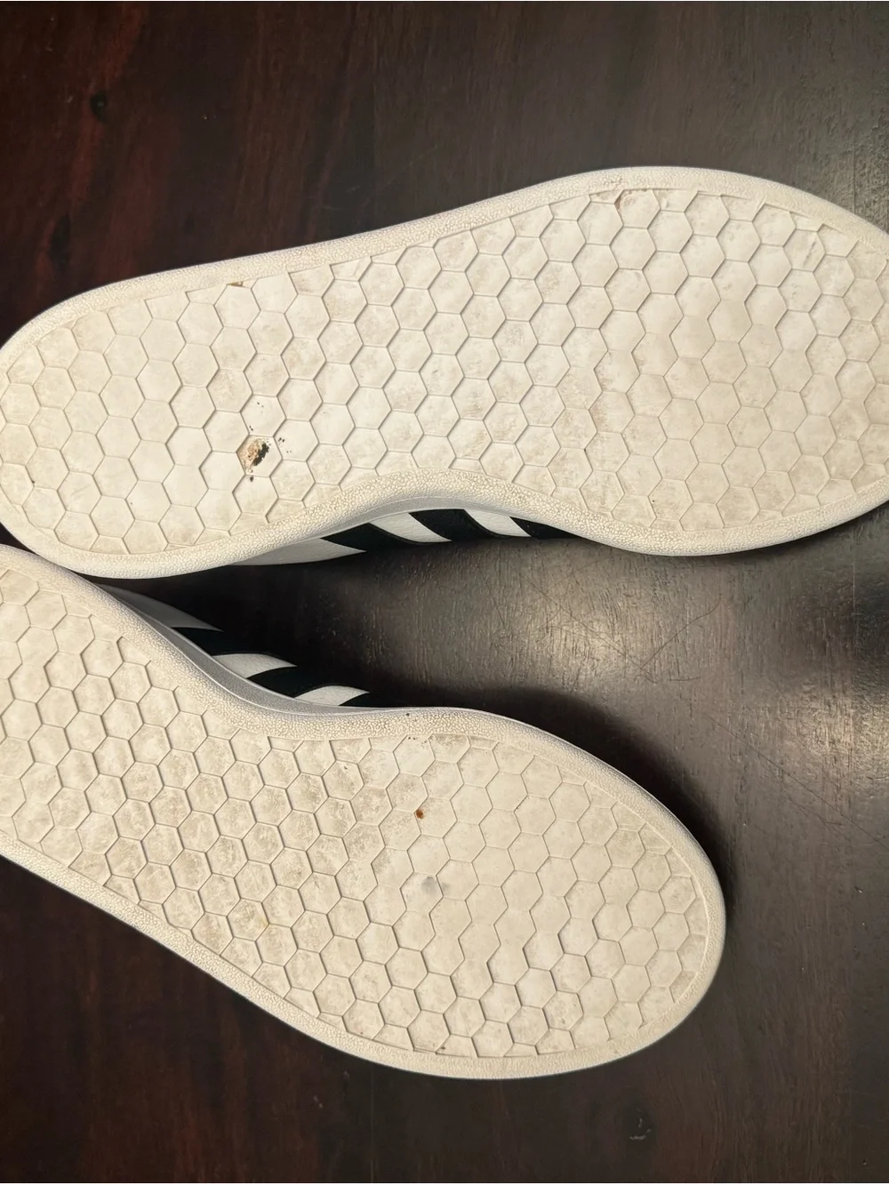 adidas Women’s Grand Court Sneakers White Black Cloudfoam insole Size 8.5